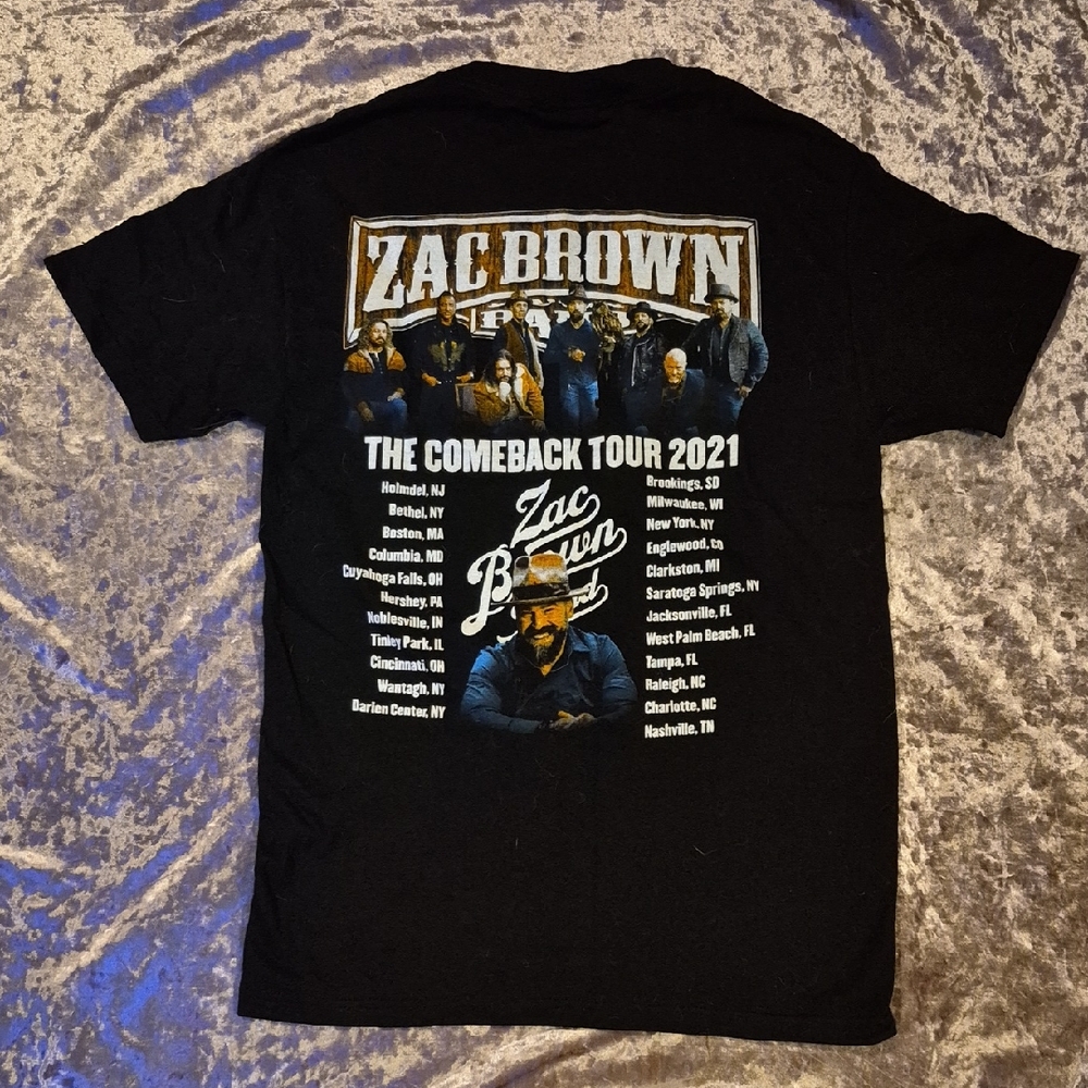 NWOT Zac Brown Band 'Comeback Tour 2021' concert tee